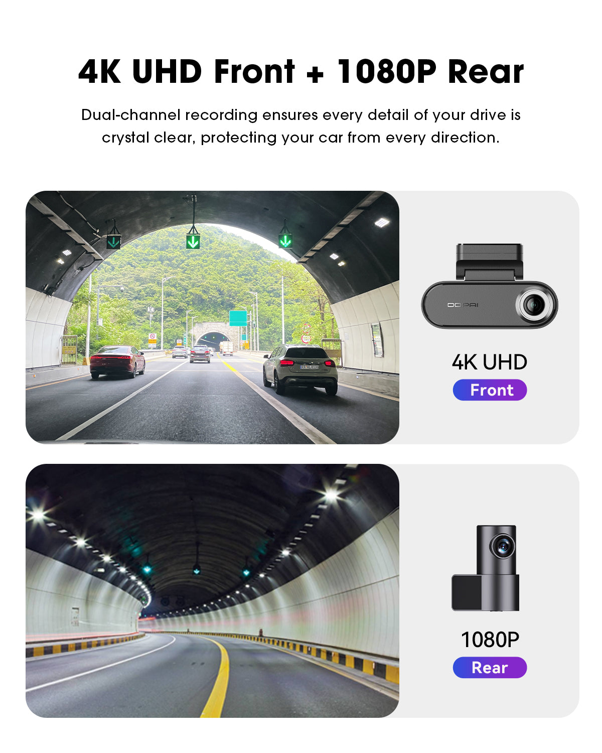N5 Dual 2026 4K Dash Cam