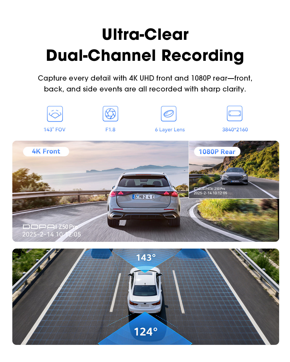 Z50 Pro 4K Dash Cam