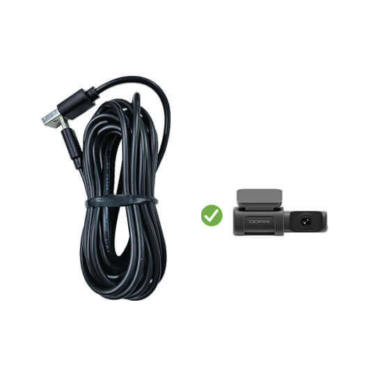 DDPAI MINI5 dash cam power cable