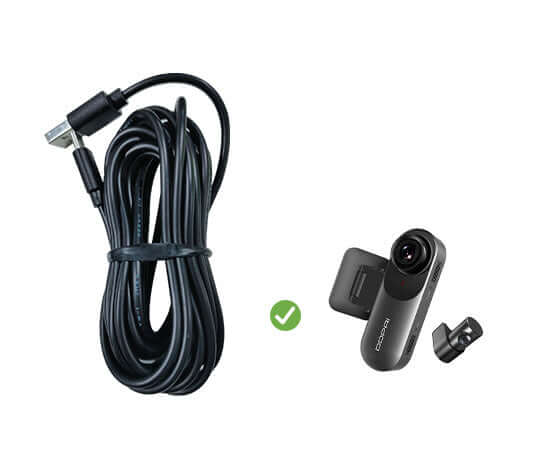 DDPAI mola N3 Pro dash cam power cable