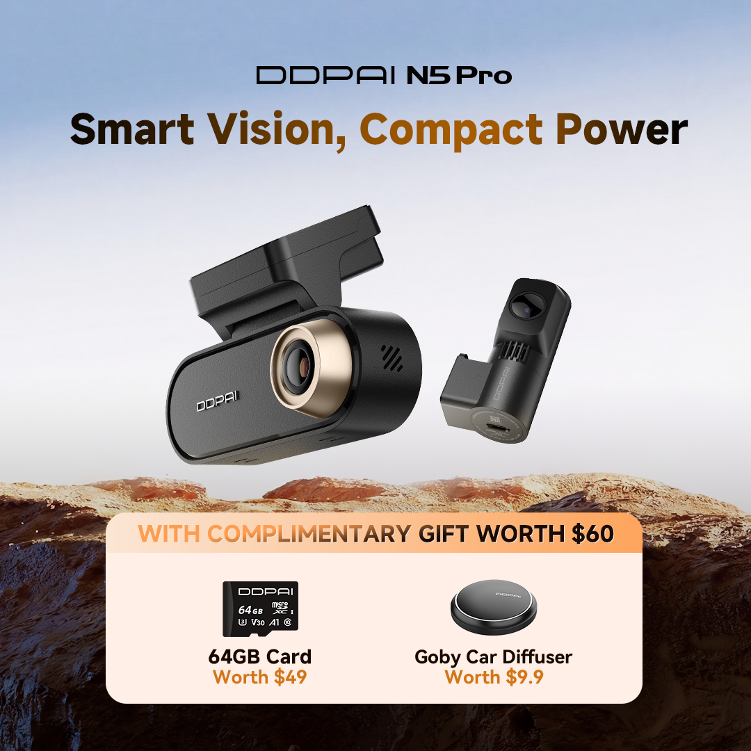 N5 Pro 4K + 2K Dash Cam