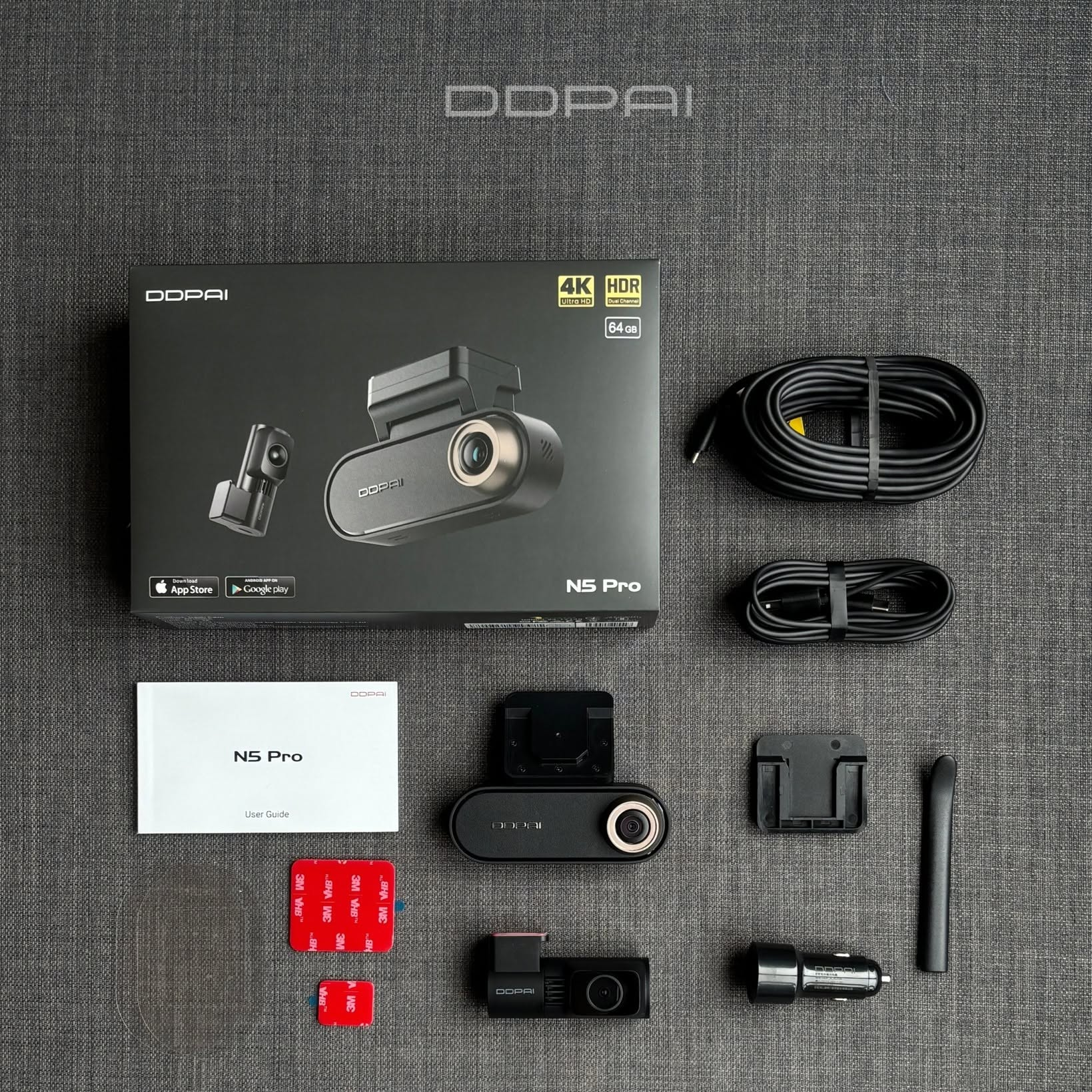 N5 Pro 4K + 2K Dash Cam